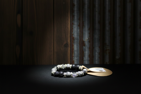 Gray Stone Essential Oil Diffuser Bracelet
