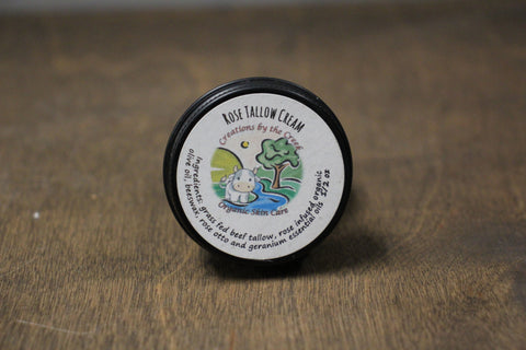 Rose Tallow Cream, 1/2oz by Creations by the Creek