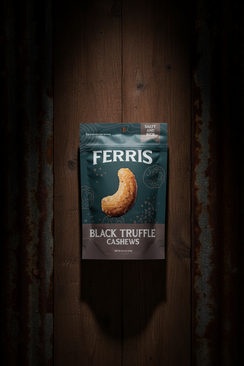Black Truffle Cashews 4.5 oz.