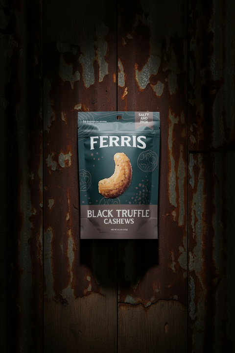 Black Truffle Cashews 4.5 oz.