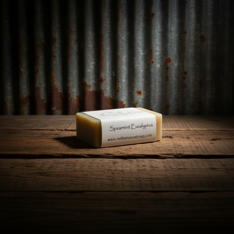 Spearmint Eucalyptus Goat Milk Soap by Nellie's Natural Soap