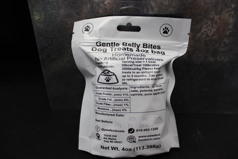 Pawfect Treats Gentle Belly Dog Treats 4oz