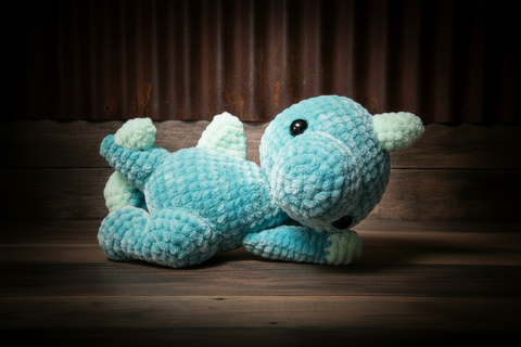 Blue Dinosaur Plush