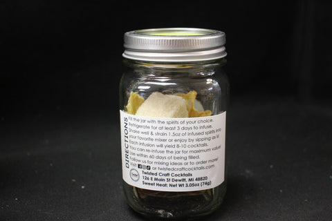 Twisted Craft Cocktails Sweet Heat Infusion Jar