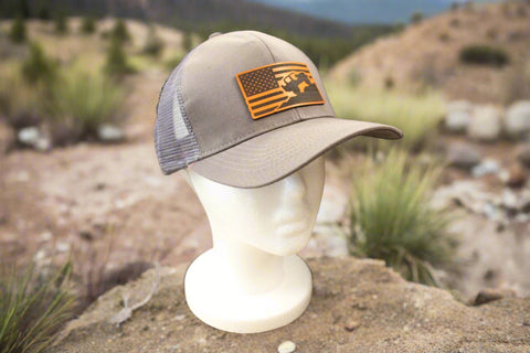 Jeep Offroad Flag Ponytail Hat