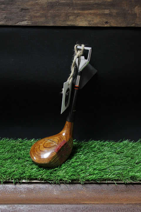 Millertime Tools Ben Hogan Laminated Wood Driver Golf Club Bottle Opener