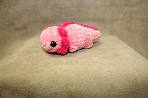 Plush Axolotl Buddy (Asst Colors) Handmade Aquatic Cuteness by Pillows and Plush