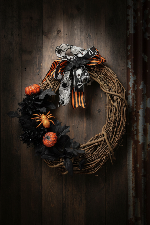 Hauntingly Fun Halloween Wreath