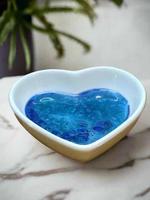 Beach Lovers Heart Ring Dish by Ravaged Barn