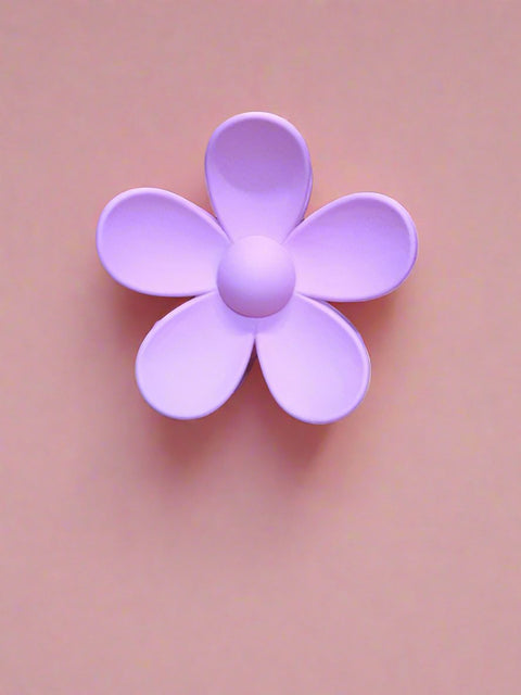 Large LIGHT PINK Flower Hair Clip by Almosta Bee Farm