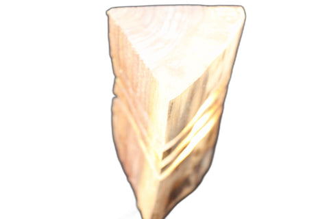 Unfinished Rustic Log Lamp Yellow Light Decorative Pieces