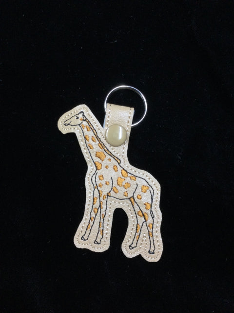Giraffe Key Chain by Stitching Critters