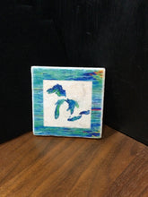 Load image into Gallery viewer, MI Watercolor Coaster by Ravaged Barn
