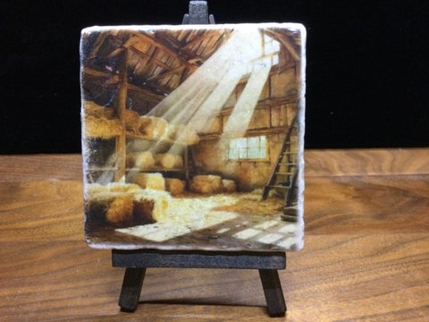 Barn Tile w/ Easel by Ravaged Barn