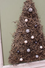 Load image into Gallery viewer, Sheri Gulla Design One of a Kind Moss Christmas tree on Green
