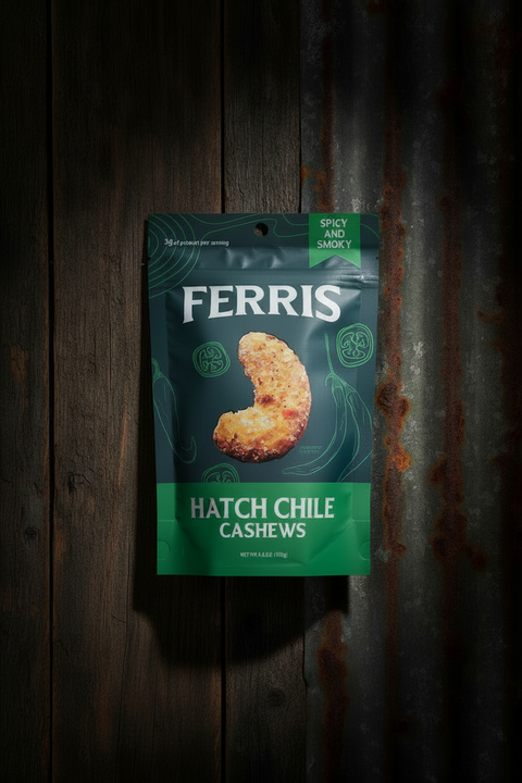 Hatch Chile Cashews Ferris 4.5 oz Snack