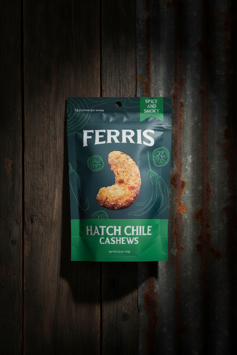 Hatch Chile Cashews Ferris 4.5 oz Snack