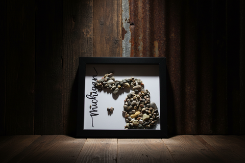 Michigan Art By Amy Shadow Box