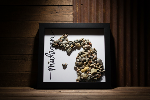 Michigan Art By Amy Shadow Box