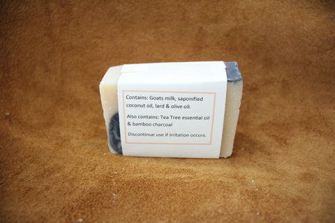 Tea Tree Bamboo Goat’s Milk Soap – Detoxifying & Refreshing