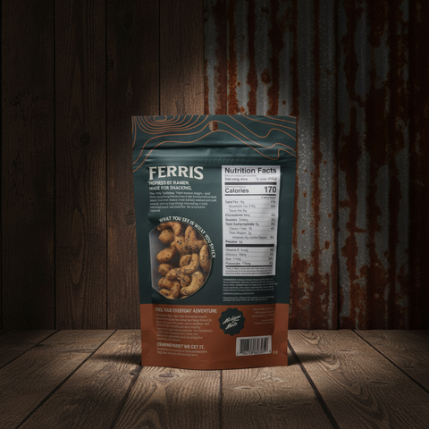 Umami Ramen Cashews 4.5 oz.