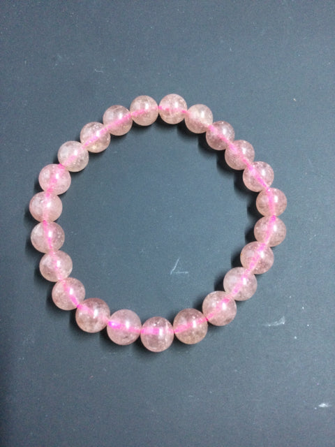 Strawberry Quartz Bracelet - by Pirate Booty and Crystal Treasures