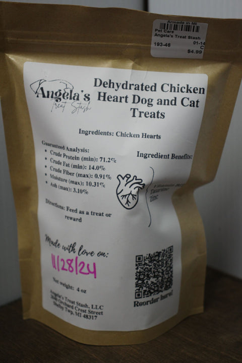 Chicken Hearts Dog & Cat Treats