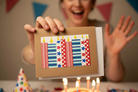 Stars and Stripes Birthday Card