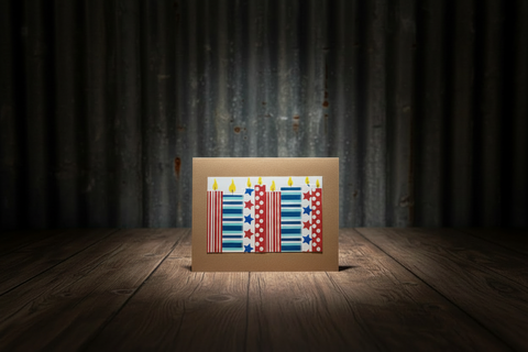 Stars and Stripes Birthday Card