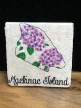 Load image into Gallery viewer, Mackinaw Island Lilac Coaster by Ravaged Barn
