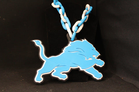 Honolulu Blue Detroit Lions Fan Chain