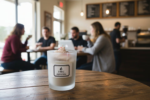 TastyWorxCandleCo Peppermint Mocha Dessert Candle