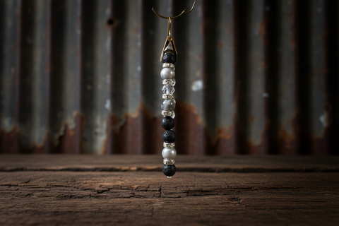 Gray Stone Essential Oil Diffuser Bracelet