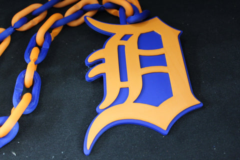 Orange Detroit D Chain Size 20 Inch Harding Made