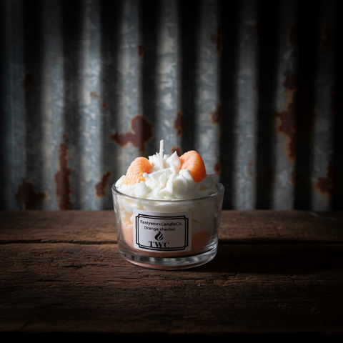 Orange Sherbet Soy Candle by TastyWorxCandleCo