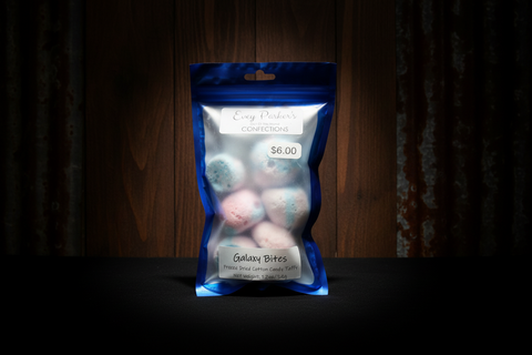 Galaxy Bites – Freeze-Dried Cotton Candy Taffy