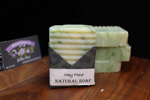 Natural Handmade Hay Field Soap by Joellen Clark