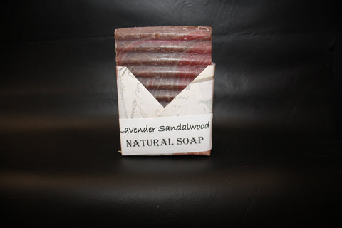 Natural Handmade Lavender Sandelwood Soap by Joellen Clark
