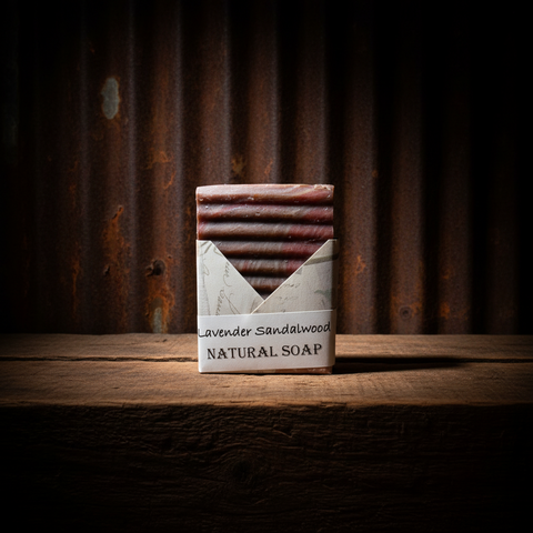 Natural Handmade Lavender Sandelwood Soap by Joellen Clark