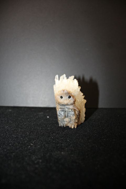 Hand Carved Hedgehog by Pirate Booty and Crystal Treasures