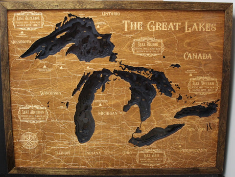 The Great Lakes by Lucky Arrow designs