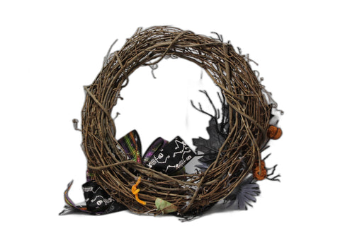 Trick-or-Treat Bow Wreath