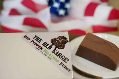 The Old Sarge! Red Pepper Pistachio Fudge