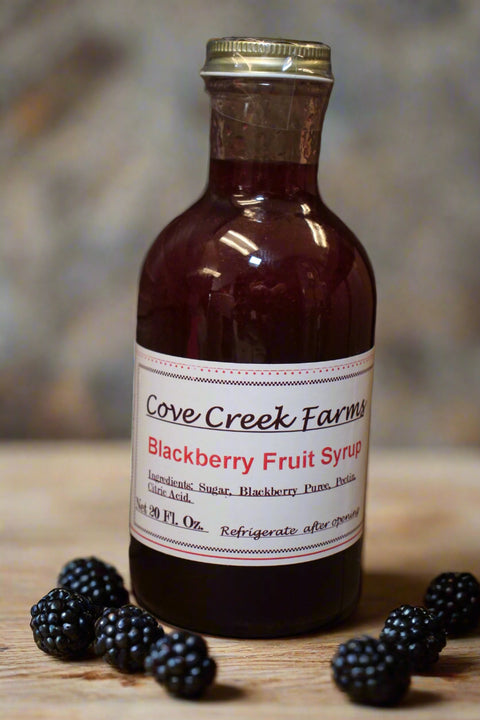 Blackberry Fruit Syrup by Cove Creek Farms