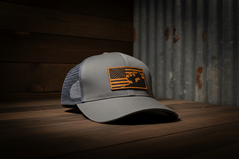 Jeep Offroad Flag Ponytail Hat