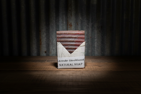 Natural Handmade Lavender Sandelwood Soap by Joellen Clark