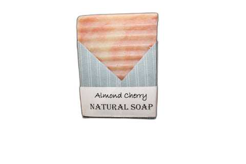 Natural Handmade Almond Cherry Soap by Joellen Clark