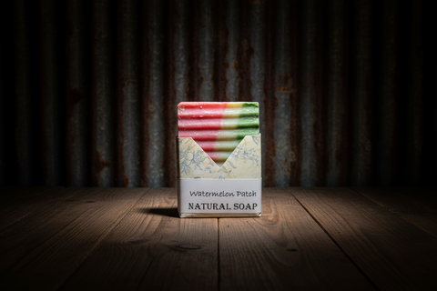 Natural Handmade Watermelon Soap by Joellen Clark