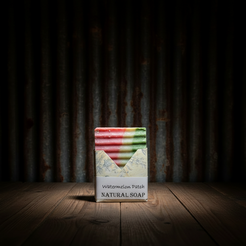 Natural Handmade Watermelon Soap by Joellen Clark