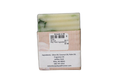 Natural Handmade Hay Field Soap by Joellen Clark